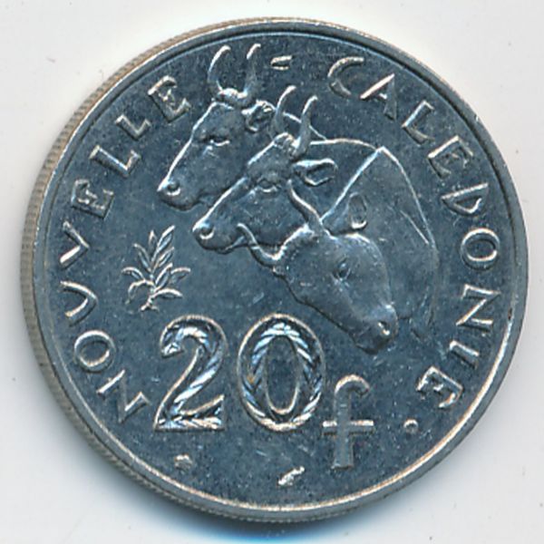 Новая Каледония, 20 франков (2002 г.)