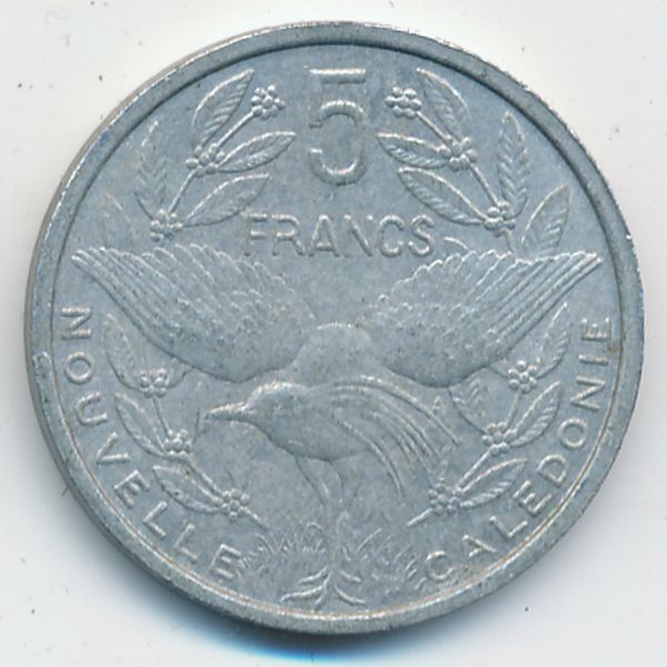 Новая Каледония, 5 франков (1952 г.)