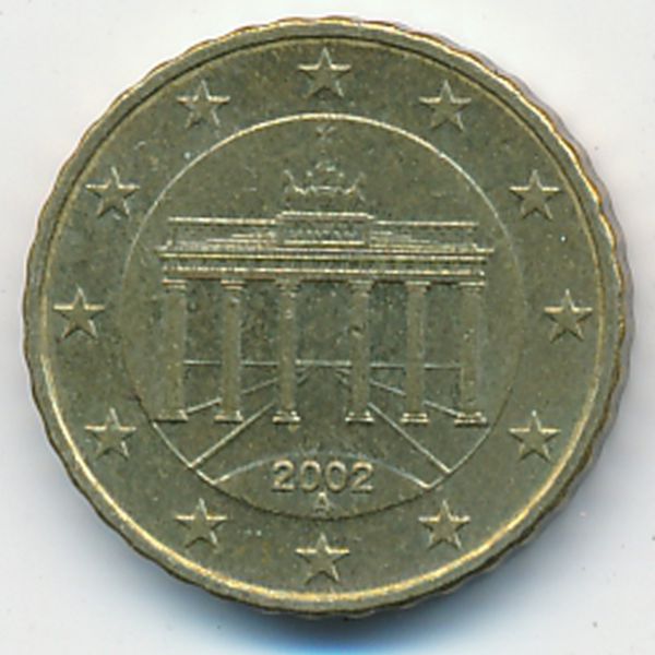 Германия, 10 евроцентов (2002 г.)