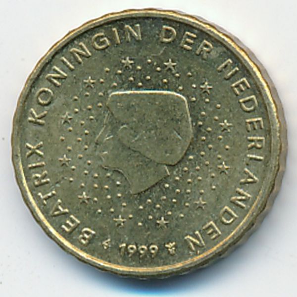 Нидерланды, 10 евроцентов (1999 г.)
