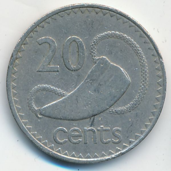 Фиджи, 20 центов (1973 г.)