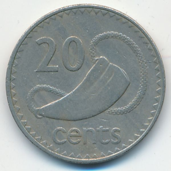 Фиджи, 20 центов (1975 г.)
