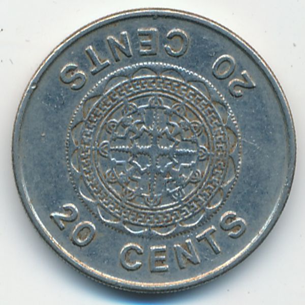 Соломоновы острова, 20 центов (1989 г.)
