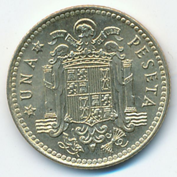 Испания, 1 песета (1975 г.)