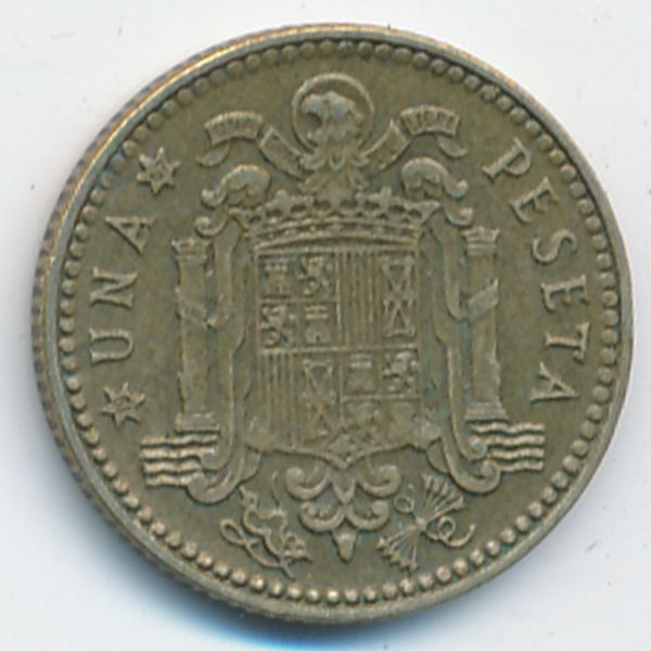 Испания, 1 песета (1966 г.)