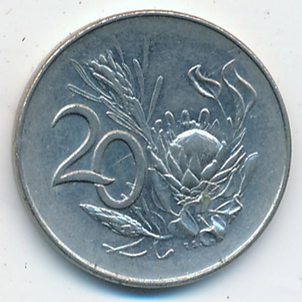 ЮАР, 20 центов (1965 г.)