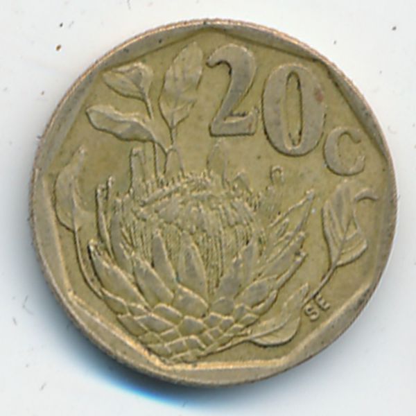 ЮАР, 20 центов (1994 г.)