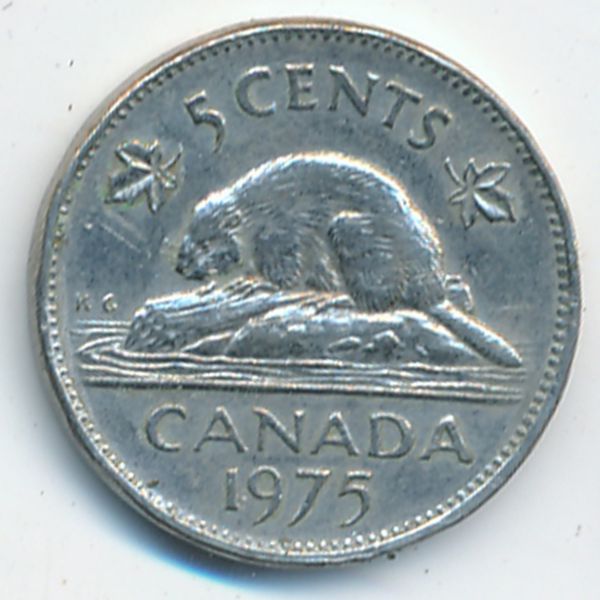 Канада, 5 центов (1975 г.)