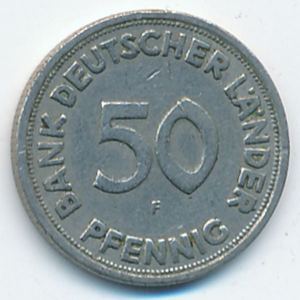 ФРГ, 50 пфеннигов (1949 г.)