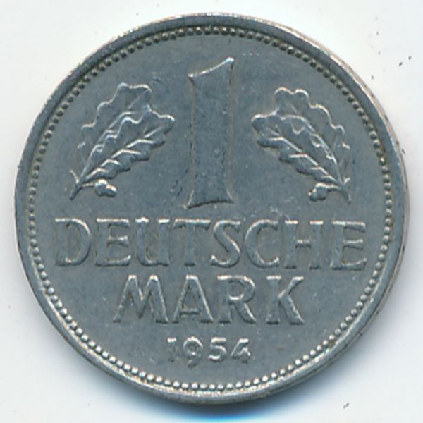 ФРГ, 1 марка (1954 г.)