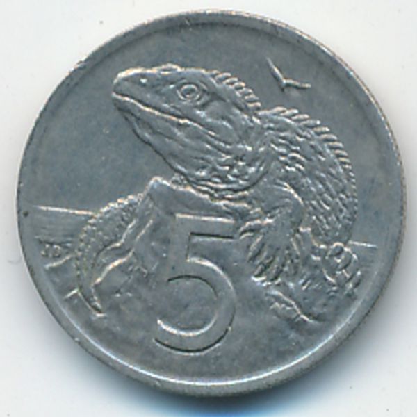 Новая Зеландия, 5 центов (1969 г.)