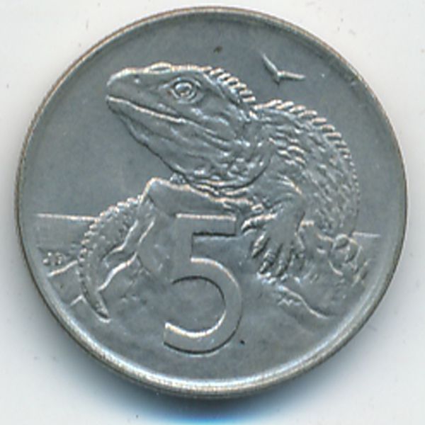 Новая Зеландия, 5 центов (1971 г.)