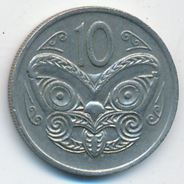 Новая Зеландия, 10 центов (1977 г.)