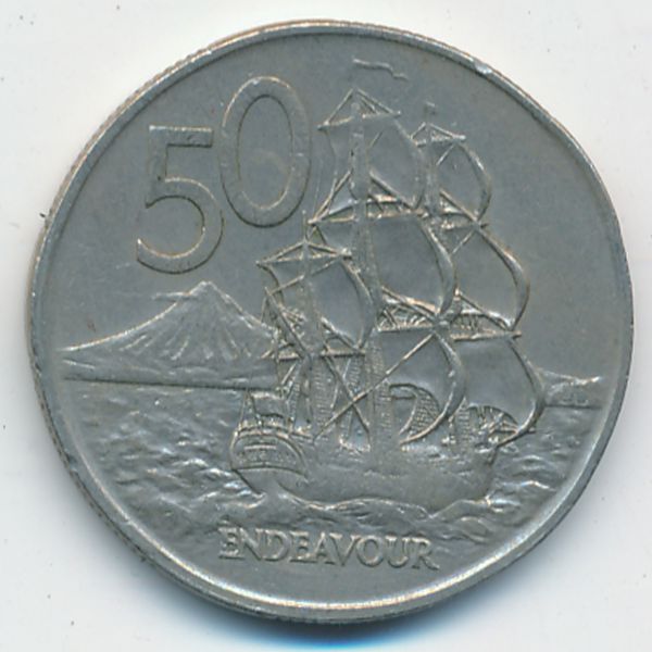 Новая Зеландия, 50 центов (1973 г.)