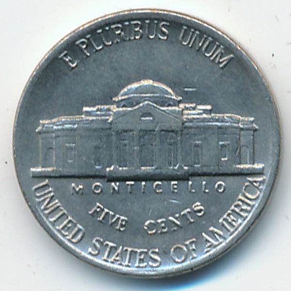 США, 5 центов (1986 г.)
