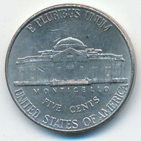 США, 5 центов (2002 г.)