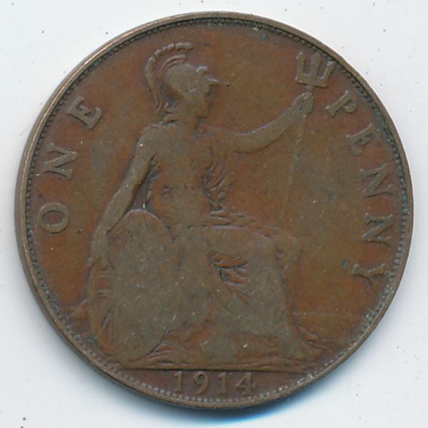 Великобритания, 1 пенни (1944 г.)