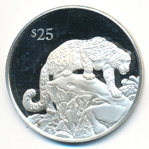 Виргинские острова, 25 долларов (1993 г.)