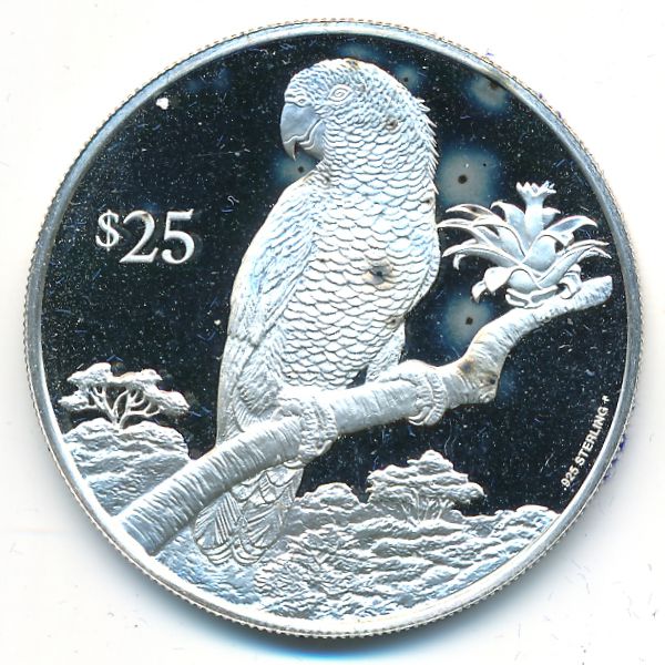 Виргинские острова, 25 долларов (1993 г.)