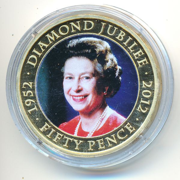 Джерси, 50 пенсов (2012 г.)