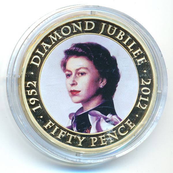 Гернси, 50 пенсов (2012 г.)