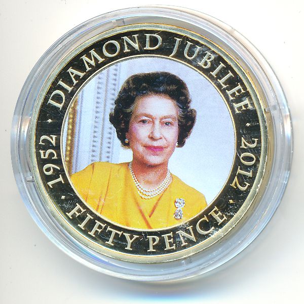 Гернси, 50 пенсов (2012 г.)