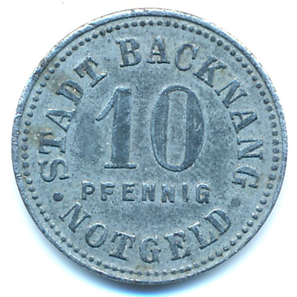 Бакнанг., 10 пфеннигов