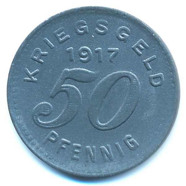 Бармен., 50 пфеннигов (1917 г.)