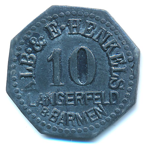 Лангерфельд., 10 пфеннигов
