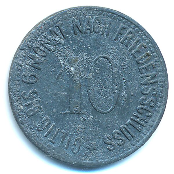 Хаммельбург., 10 пфеннигов (1917 г.)