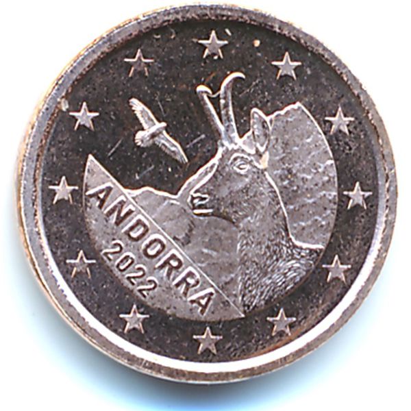 Андорра, 1 евроцент (2022 г.)