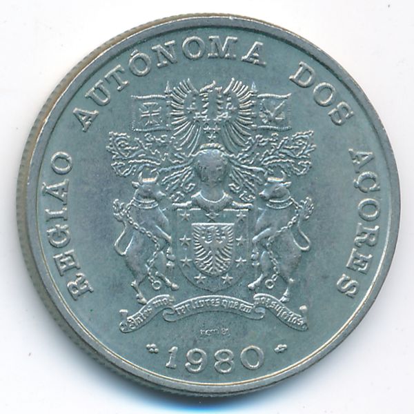 Азорские острова, 25 эскудо (1980 г.)