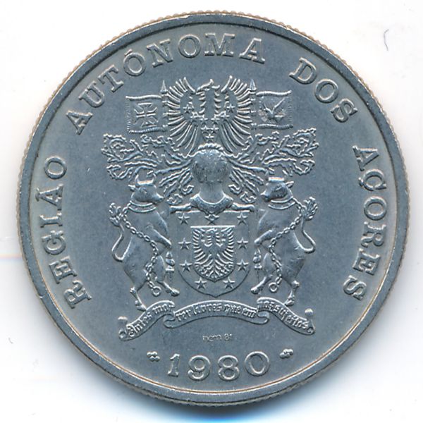 Азорские острова, 25 эскудо (1980 г.)