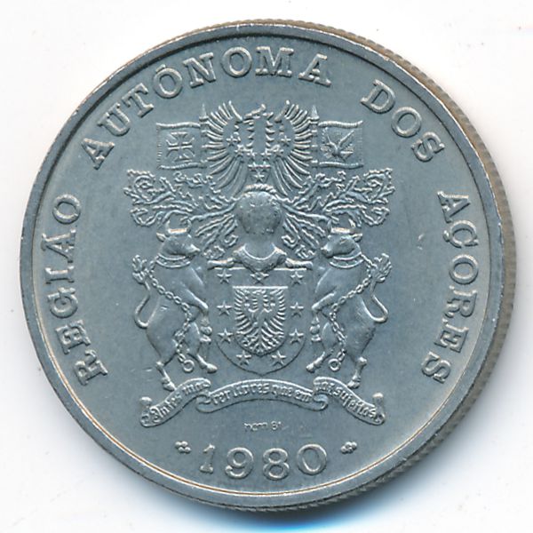 Азорские острова, 25 эскудо (1980 г.)