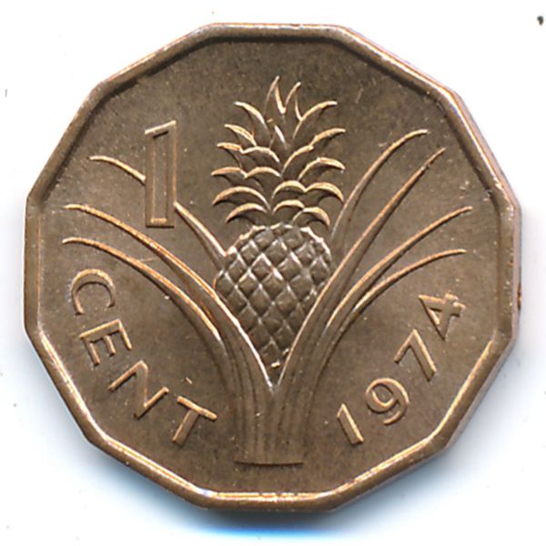 Свазиленд, 1 цент (1974 г.)