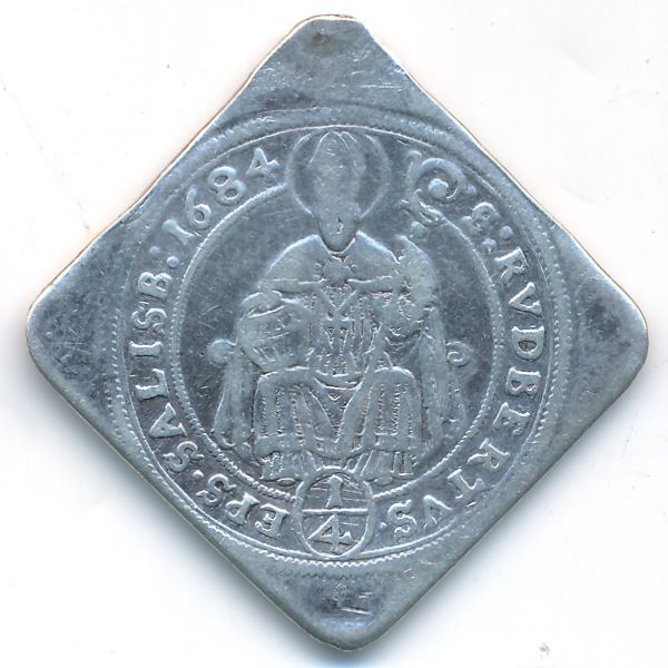 Зальцбург, 1/4 талера (1684 г.)