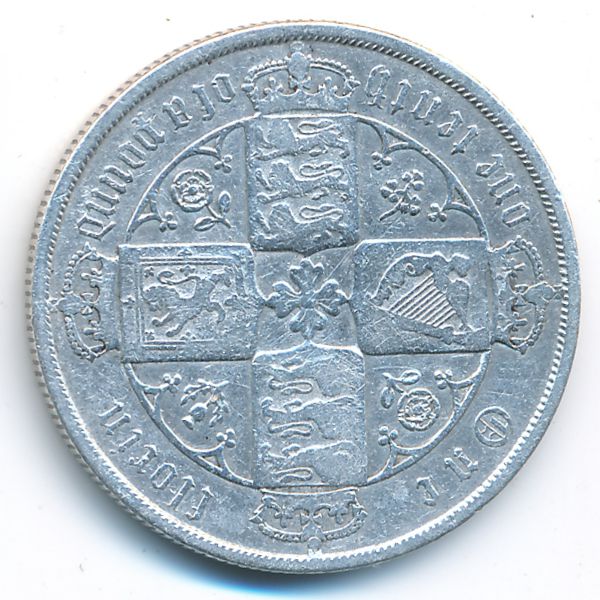 Великобритания, 1 флорин (1881 г.)
