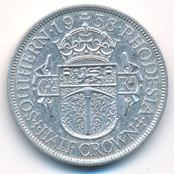 Южная Родезия, 1/2 кроны (1938 г.)