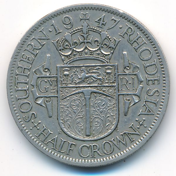 Южная Родезия, 1/2 кроны (1947 г.)
