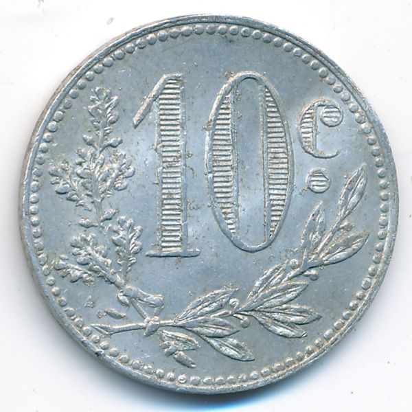Алжир, 10 сентим (1916 г.)