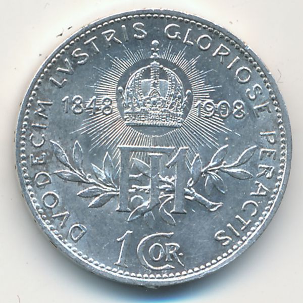 Австрия, 1 крона (1908 г.)
