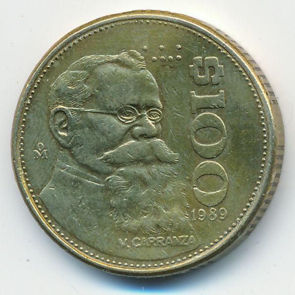 Мексика, 100 песо (1989 г.)