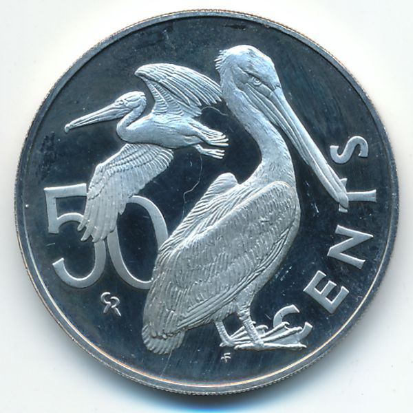 Виргинские острова, 50 центов (1974 г.)