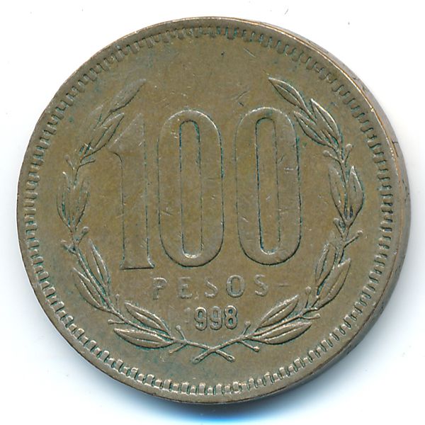 Чили, 100 песо (1998 г.)