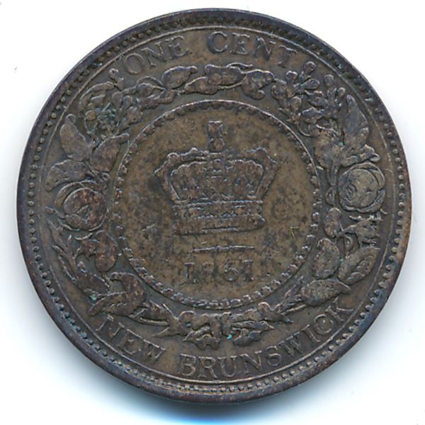Нью-Брансуик, 1 цент (1861 г.)