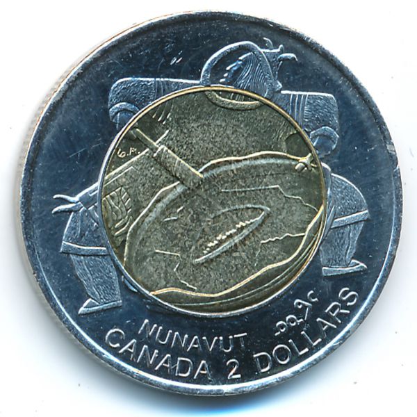 Канада, 2 доллара (1999 г.)