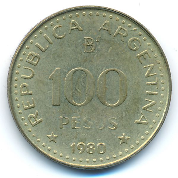 Аргентина, 100 песо (1980 г.)