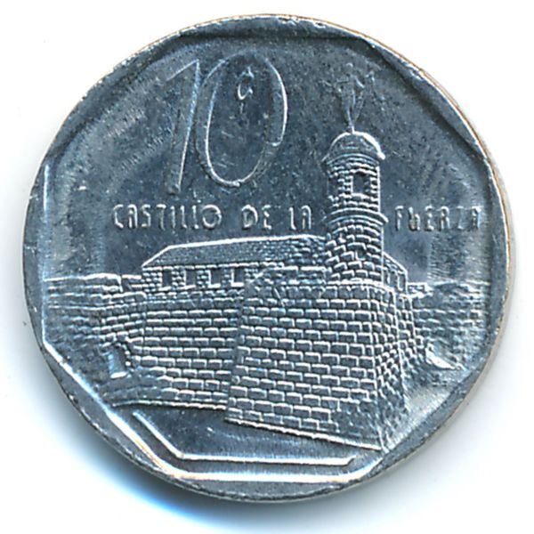 Куба, 10 сентаво (2008 г.)