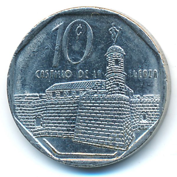 Куба, 10 сентаво (2008 г.)