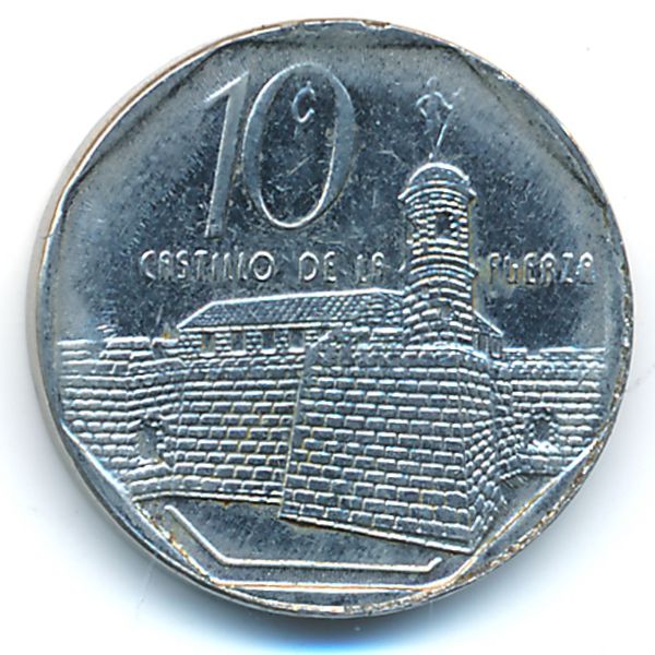 Куба, 10 сентаво (2008 г.)